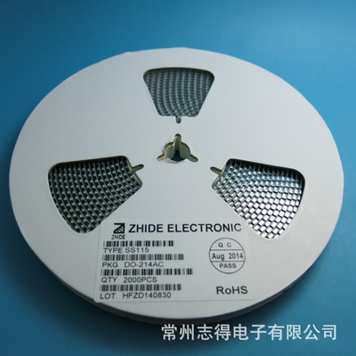 SS115肖特基二极管贴片SMA 原装正品，志得电子专业供应